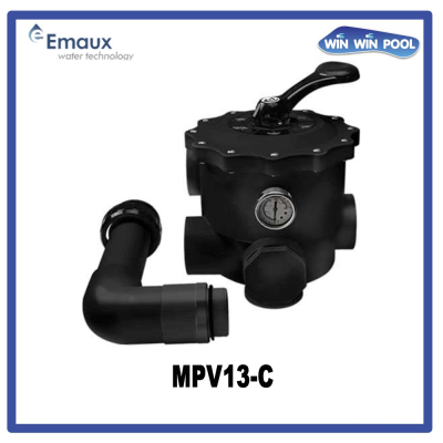 MPV13-C มัลติพอร์ทวาล์ว 2.5" Side Mount Complete Set with piping & union