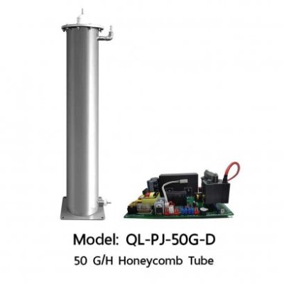 QL-PJ-50G-D OZONE TUBE & POWER SUPPLY  50g/h 220V/50Hz Adjustable 10-450w(Honeycomb Tube)