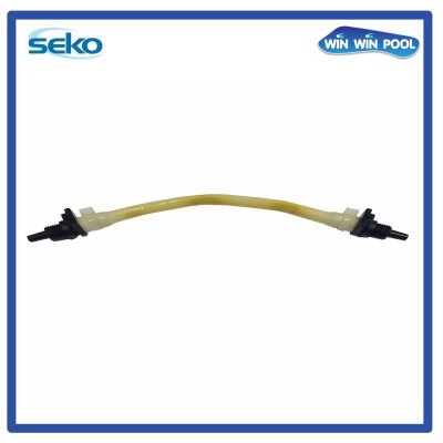 SANTOPRENE squeeze tube 4.8 x 8 mm., Connector with nut Ø 4 mm