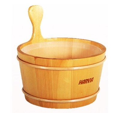 ถังไม้ “HARVIA” Sauna Accessory, 4 l Bucket With Plastic Pot**สินค้าไม่มีสต็อก กรุณาสั่งซื้อล่วงหน้า 60 - 90 Days