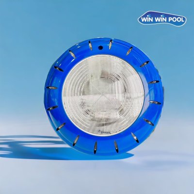 ไฟใต้น้ำ E‐LumenX  LED 25W/12V, RGB + Warm + Cool White, ขอบสี  Blue