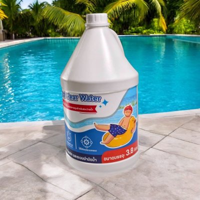 Crystal Clear Water เคมีปรับน้ำใส ประสิทธิภาพสูงสำหรับสระว่ายน้ำ