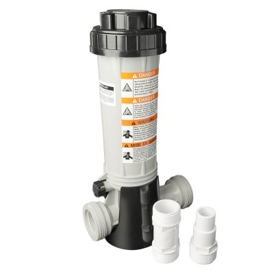 WHALEPOOL In-line Chlorine Feeder เครื่องจ่ายคลอรีนก้อน ขนาด 200 กรัม บรรจุได้ 5  ก้อน