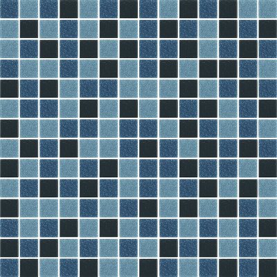 โมเสกแก้ว Koh Surin Teal  ขนาดเม็ด 20x20x4mm แผ่นละ 196 เม็ด บรรจุ 11 แผ่น/กล่อง