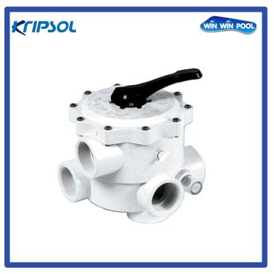 Kripsol  Multiport Valve 2"มัลติพอร์ทวาล์ว สีขาว ขนาด 2" ใช้กับถังกรองทราย AK760(30") - AK900(36")