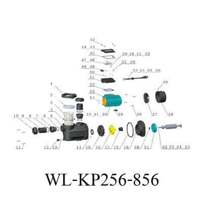Gasket For WL-KP256-856 Laswim