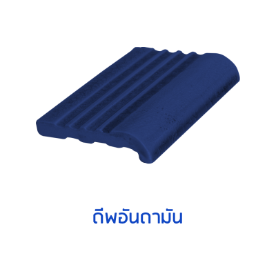 จมูกบันไดสระ สี DeepAndaman- ขนาด 4" บรรจุ 100 แผ่น/กล่อง