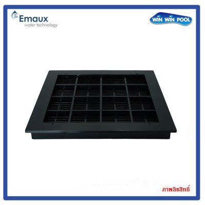 PSF-12-B สะดือสระสี่เหลี่ยม 12"x12" สีดำ FlowRate 300 Gpm.