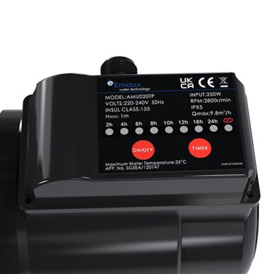 Pump AMU020TP  0.2 HP/220V/50Hz,Single Phase Emaux