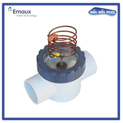 ตัวดักจับประจุไฟฟ้าสำหรับสระว่ายน้ำและสปา Emaux Sacrificial Anode Shield 2" DF50-1(E)