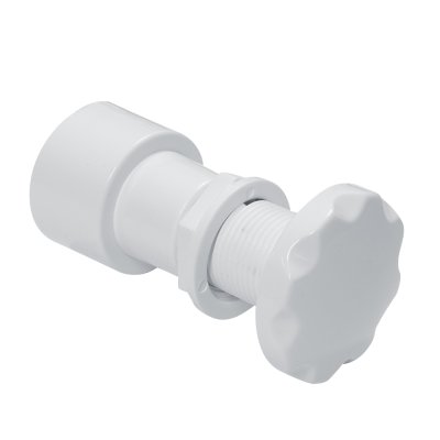 แอร์วาล์ว EM1835 Standard Air Valve Control ABS, Connection 1.5" สีขาว