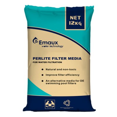 GK-110  ผงกรอง Perlite Powder ถุงละ 12 กก. (12 kgs/bag) Emaux