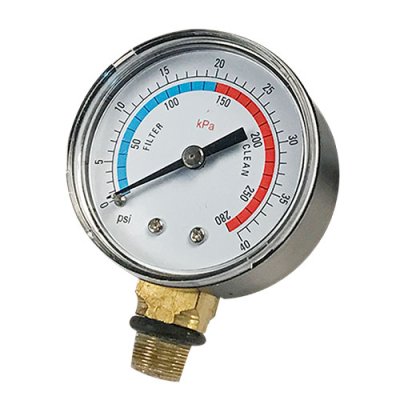 Plastic Pressure Gauge with O-Ring