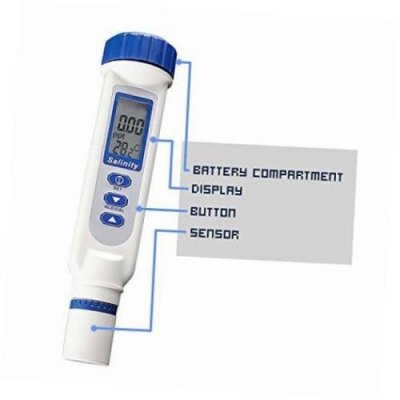 Salinity Meter  Emaux ปากกาวัดค่าเกลือในสระว่ายน้ำ