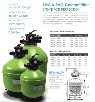 TMG Series Filter