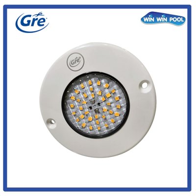ไฟ LED 25W/2400LM  12V DC แสงวอร์มไวท์ เทียบเท่าหลอดฮาโลเจน(หลอดใส้) 200W สำหรับสระว่ายน้ำแบบคอนกรีต