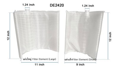 แผ่นผ้ากรอง สําหรับเครื่องกรอง ProGrid รุ่น DE2420