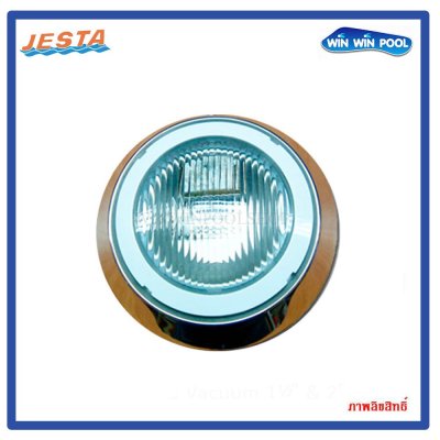 ไฟ HALOGEN 100W/12V/AC  ขอบสแตนเลส แบบแปะผนัง