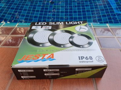 35w 12V DC RGB LED Slim light Stainless 316 Jestaโคมไฟใต้น้ำสแตนเลสแบบเลือกสีได้ 4core อายุการใช้งานยายนาน50000 ชม