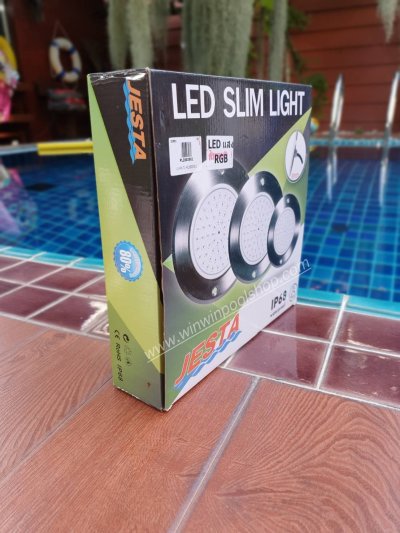 35w 12V DC RGB LED Slim light Stainless 316 Jestaโคมไฟใต้น้ำสแตนเลสแบบเลือกสีได้ 4core อายุการใช้งานยายนาน50000 ชม