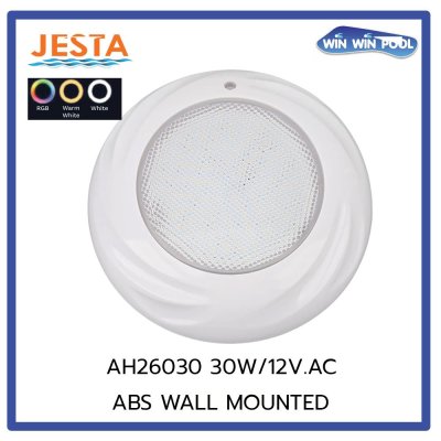 ไฟ LED AH26030 30W/12V/AC/4 M Cable with 2 Cores/ Single Color- White, ABS WALL Mounte