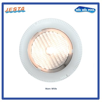 ไฟใต้น้ำ Halogen AP100  100W/12V. JESTA ขอบABS Front Plate Nichless