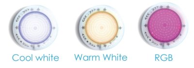 ไฟใต้น้ำ Led  24W/12V/DC แสงวอร์มไวท์ JESTA