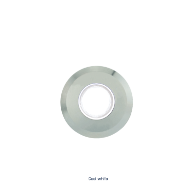 ไฟ LED 1W/12V/DC คูลไวท์ หน้าสแตนเลส แบบสวมเบ้า