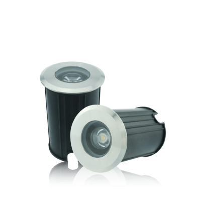 ไฟใต้น้ำ  3W/12V/DC แสงขาว ขอบสแตนเลส สำหรับสระคอนกรีต