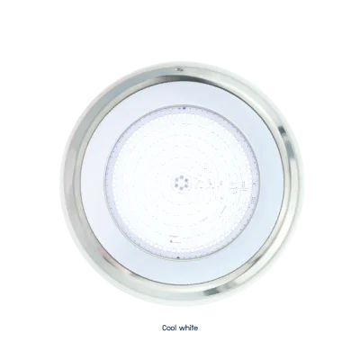 ไฟใต้น้ำ LED 24W/12V/DC  แสงขาว (white) ขอบสแตนเลส JESTA