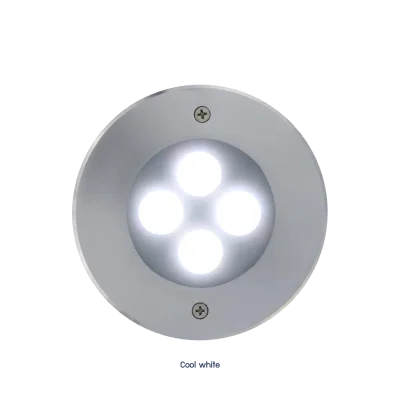 ไฟ 9W/12V/DC Cool White  ขอบสแตนเลส  Jesta