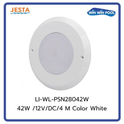 ไฟสระว่ายน้ำ PSN28042 42W /12V/DC/4 M Cable with 2 Cores/Single Color - White**เฉพาะดวงไฟ ไม่รวมกรอบ