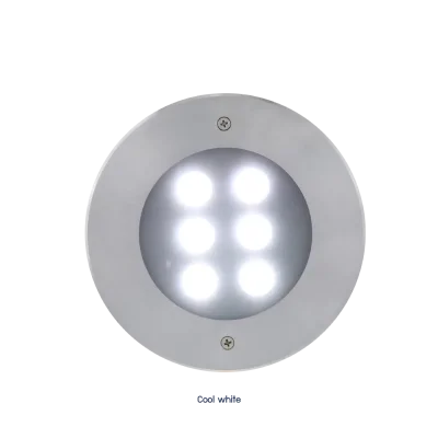 ไฟ 18W /12V /Dc/4 M Cable with 2 Cores/Single Color - Cool White ขอบสแตนเลส  Jesta