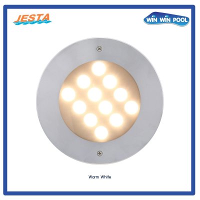 ไฟ 36W /12V/Dc/4 M Cable with 2 Cores/Single Color - Warm White ขอบสแตนเลส  Jesta