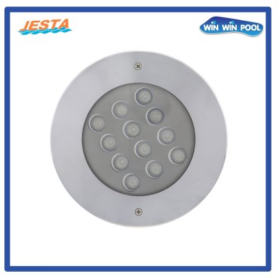 ไฟ 36W/12V/DC/4 M Cable with 2 Cores/Single Color - Cool White ขอบสแตนเลส  Jesta