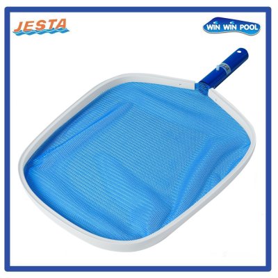 LS03  กระชอนแบนช้อนผง ด้ามอลูมิเนียม  Aluminum Leaf Skimmer (Nylon Net + Blue Handle) Jesta