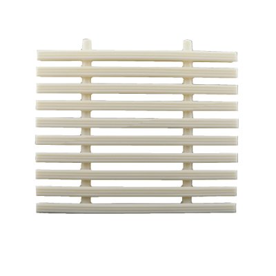 ตะแกรงน้ำล้น 25 ซม. สีงาช้าง ลายเส้นตรง