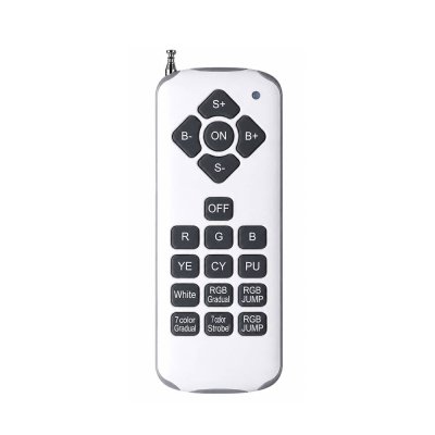 รีโมทคอนโทรลสําหรับไฟ RGB, RGBWW (Remote Control for LED (AC 12 V)