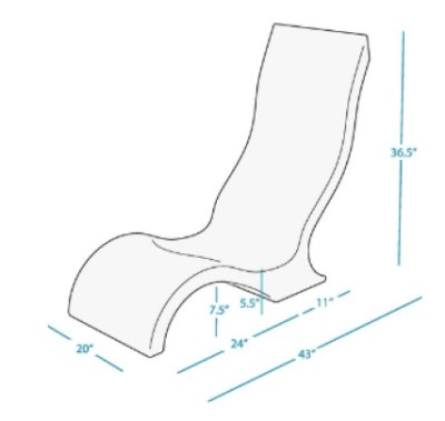 In-Pool Furniture Model Signature Chair