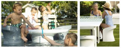 In-Pool Furniture Model Signature Barstool Counter Heigh**No Stock, Delivery Time : 90 120 Days.