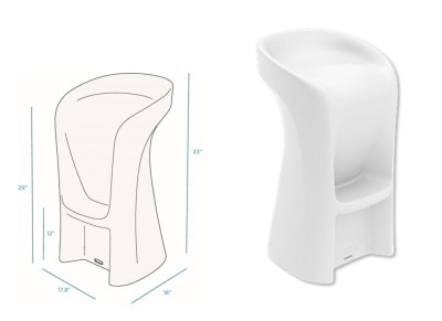 In-Pool Furniture Model Signature Barstool