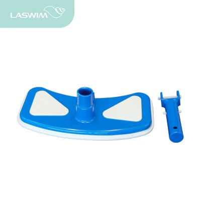 Deluxe liner Vac. Head with bumper(cast iron weighted) Laswim