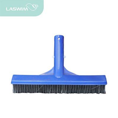 แปรงสแตนเลส 10"/26cm ด้ามพลาสติก Laswim Hi-grade Stainless steel algae brush
