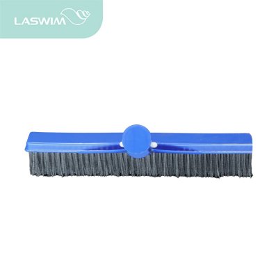แปรงสแตนเลส 10"/26cm ด้ามพลาสติก Laswim Hi-grade Stainless steel algae brush