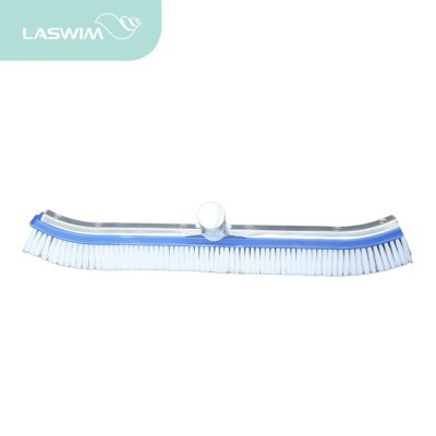แปรงไนล่อน 18"/45cm ด้ามอลูมิเนียม 18"/45cm Deluxe wall brush with aluminum back Laswim