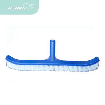แปรงไนล่อน 18"/45cm ด้ามพลาสติก Laswim standard curved polybristle wall brush