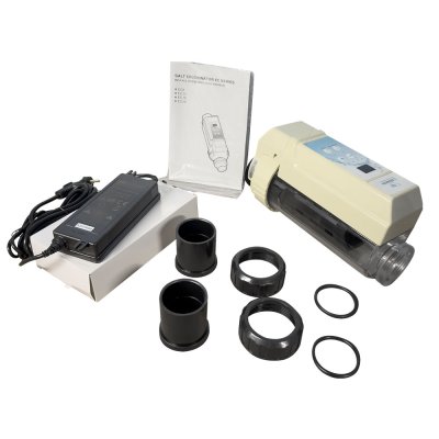 เครื่องผลิตคลอรีนเกลือ EC8  series salt chlorinator:  8 g/hr For Pool  ≤ 35 คิว(m³) (Old Model)**สินค้ามี ตัวเดียวเท่านั้น**