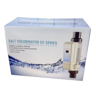 เครื่องผลิตคลอรีนเกลือ EC8  series salt chlorinator:  8 g/hr For Pool  ≤ 35 คิว(m³) (Old Model)**สินค้ามี ตัวเดียวเท่านั้น**