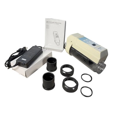 เครื่องผลิตคลอรีนเกลือ EC20  series salt chlorinator:  20 g/hr For Pool  ≤ 85 คิว(m³) (Old Model)**เป็นสินค้าใหม่ที่เอาอะไหล่มาประกอบ ไม่มีกล่อง***