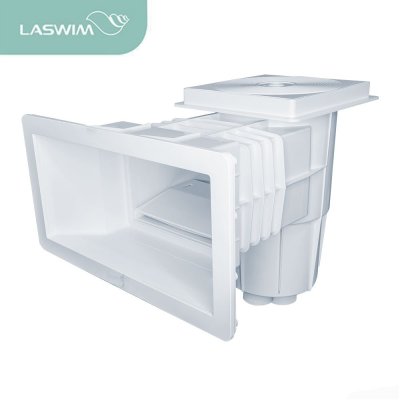 สกิมเมอร์ Wide-mouth Laswim สำหรับสระคอนกรีต (Wide-mouth skimmer for concrete pool)